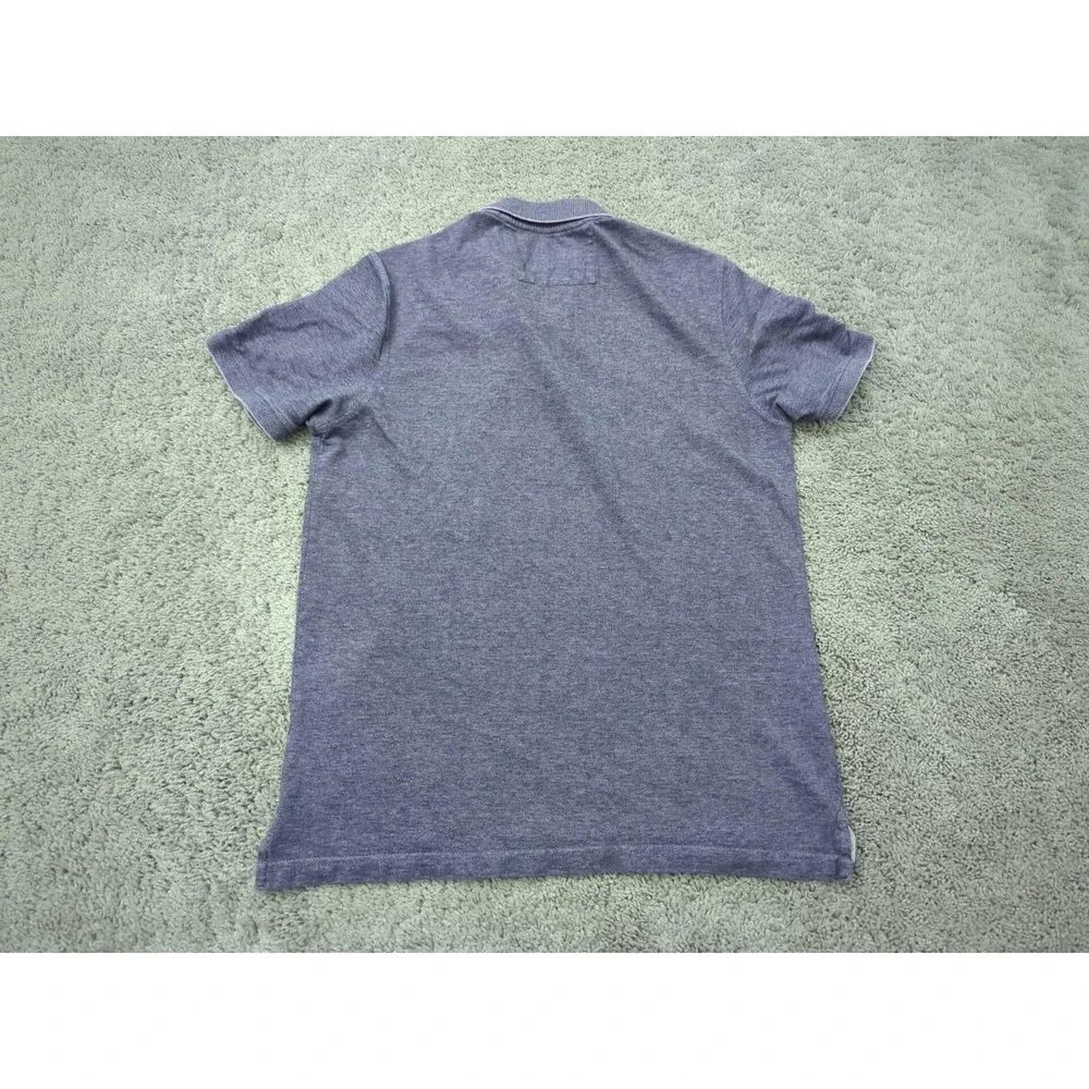 Banana Republic Polo Shirt‎ Mens Large Purple Short Sleeve Logo